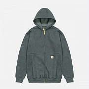 (K122) 미드웨이트 후드집업 CARBON HEATHER